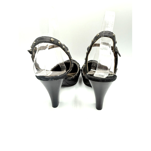 Vintage Bongo Women's Heels Retro Y2K Goth Glam Rocker Chic‎ Size 8.5 - Picture 3 of 14